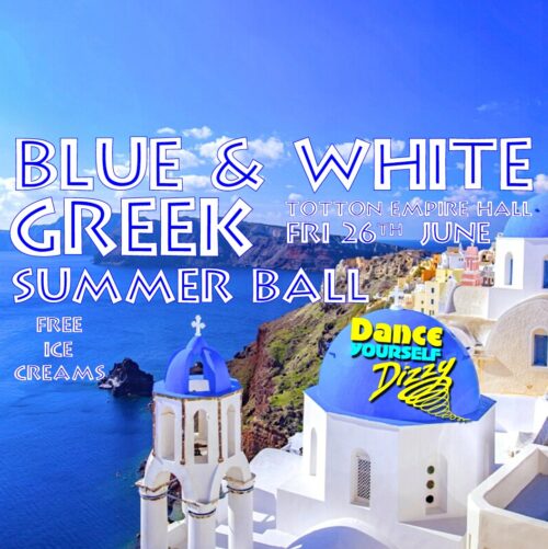 Totton Empire Hall Blue & White Greek Summer Ball 26/6/2026